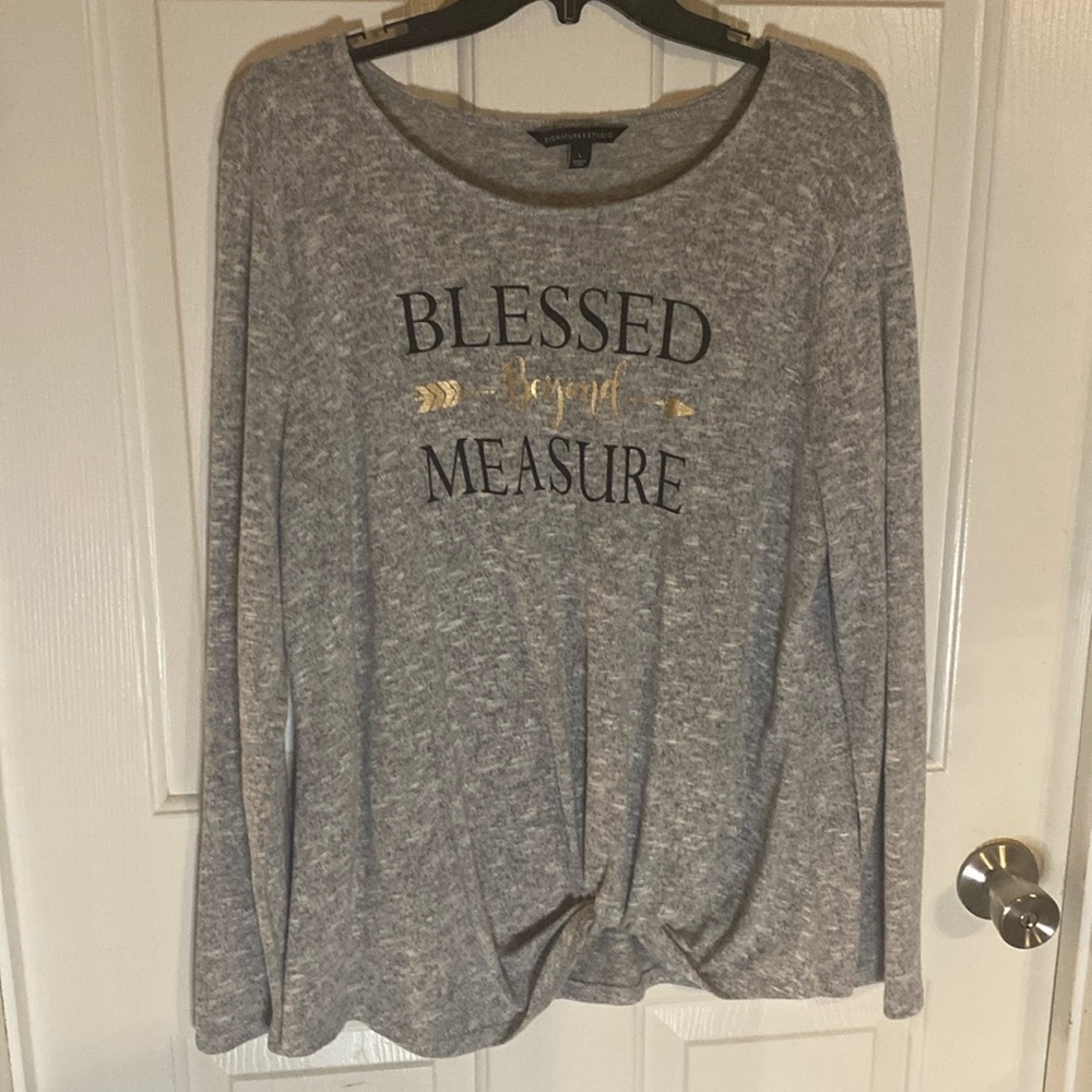 Signature Studio Lightweight Sweater “Blessed Beyond Measure”